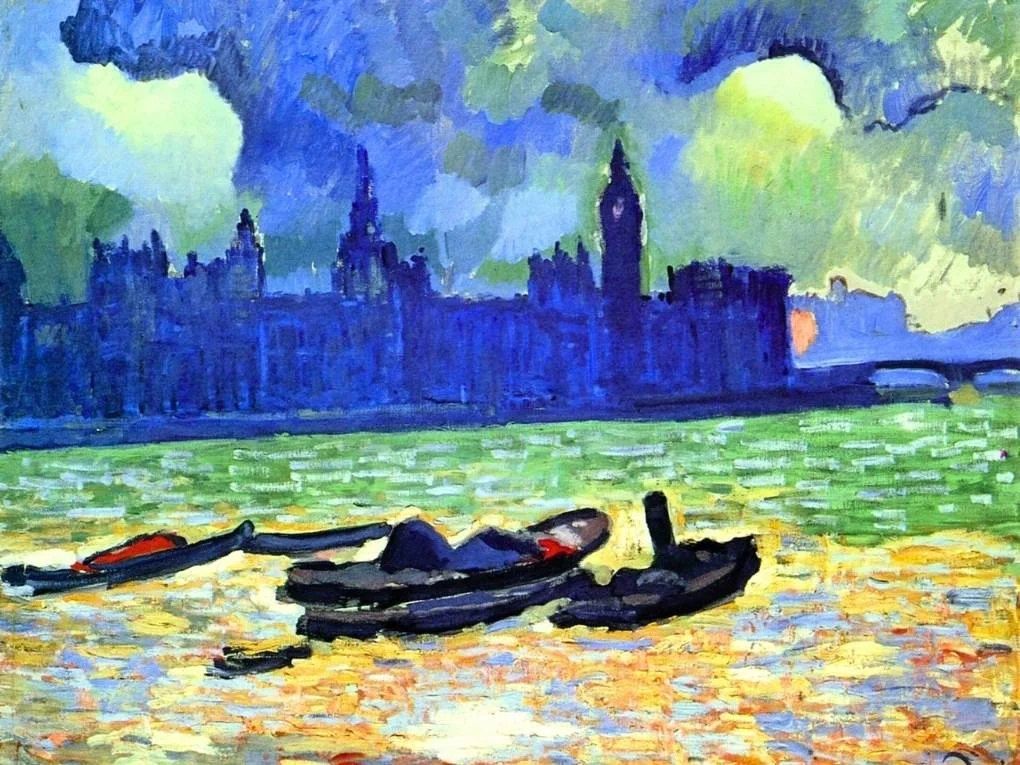 Andre-Derain-The Houses of Parliament at Night, 1906.webp