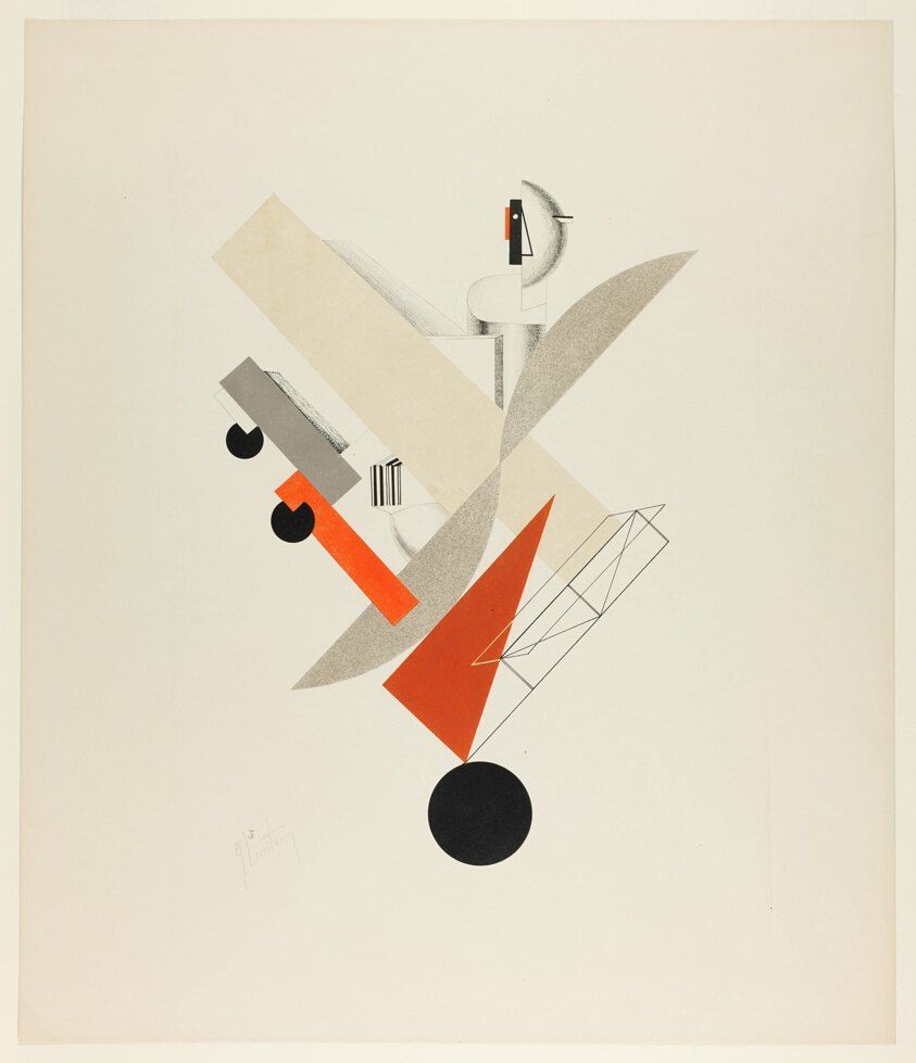 Globetrotter (In Time), plate five from Figurines: The Three-Dimensional Design of the Electro-Mechanical Show: "Victory over the Sun"