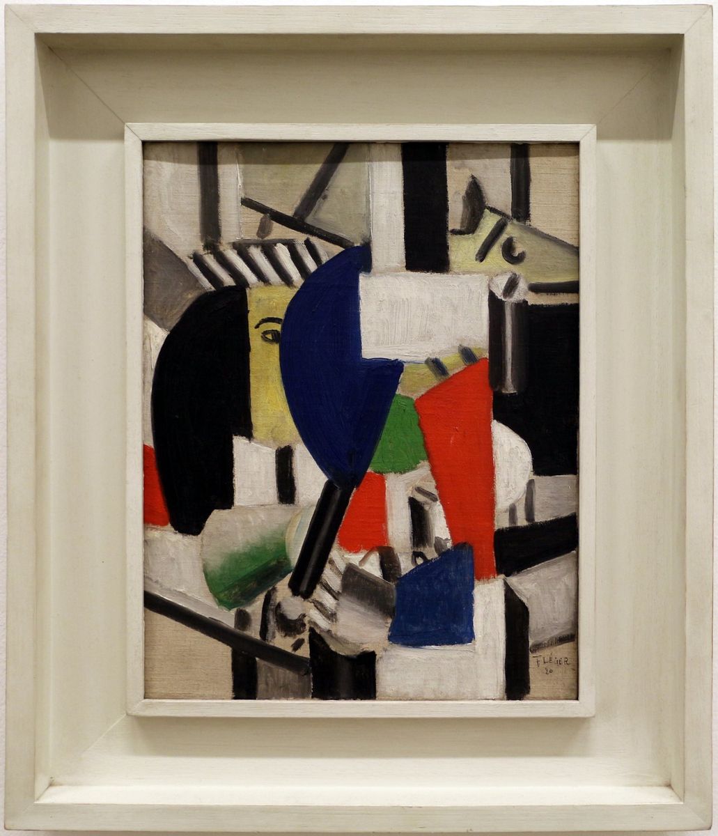 Fernand léger, donna allo specchio, 1920
