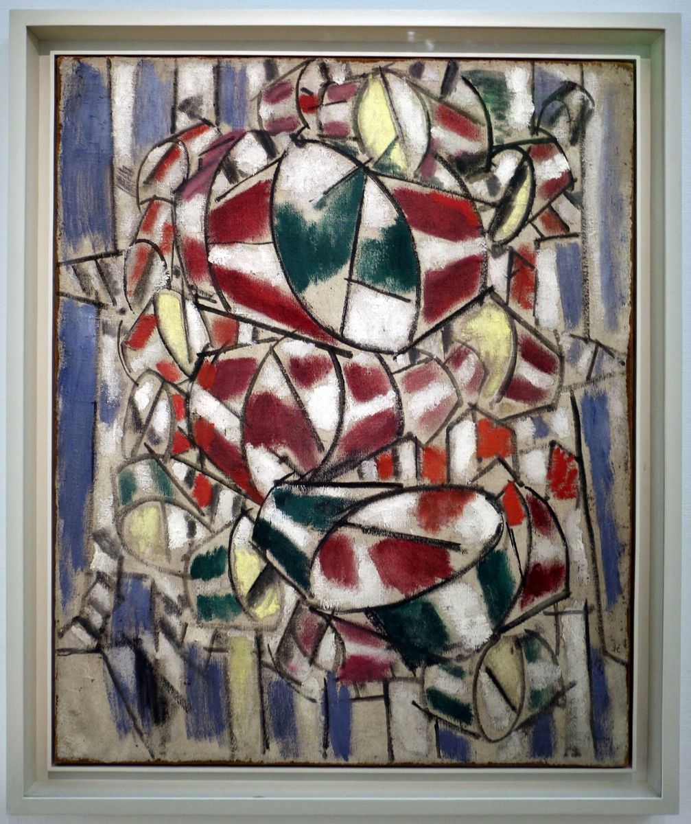 Fernand léger, contrasto di forme, 1913