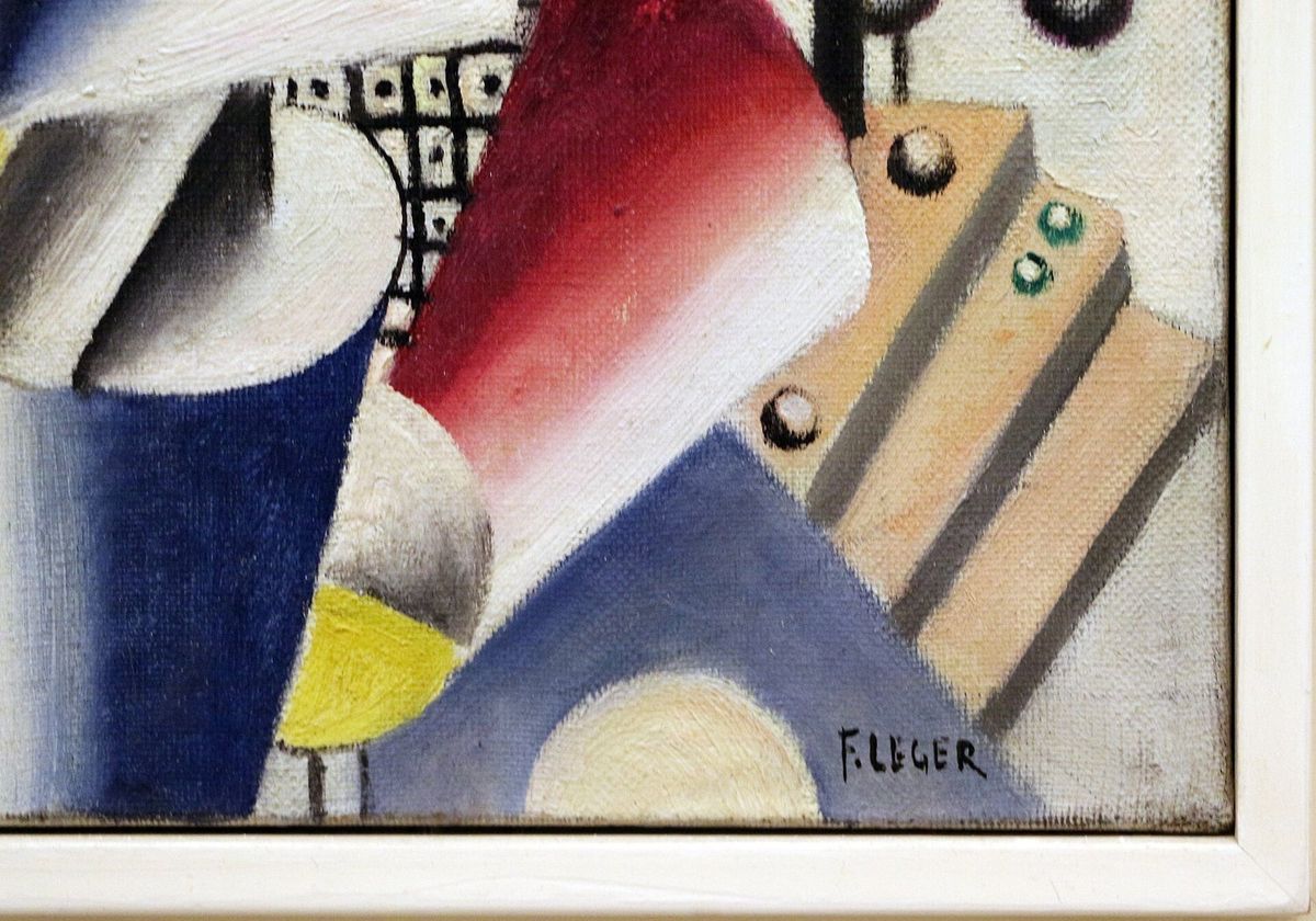 Fernand léger, contrasto di forme, 1918, 02 firma