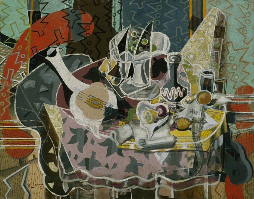 Still Life with Fruits and Stringed Instrument