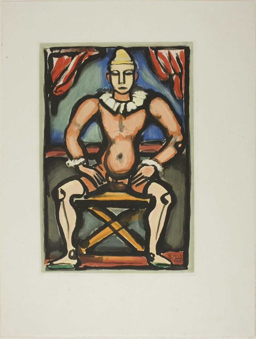 A Child of the Circus, plate ten from Cirque de l'Étoile Filante