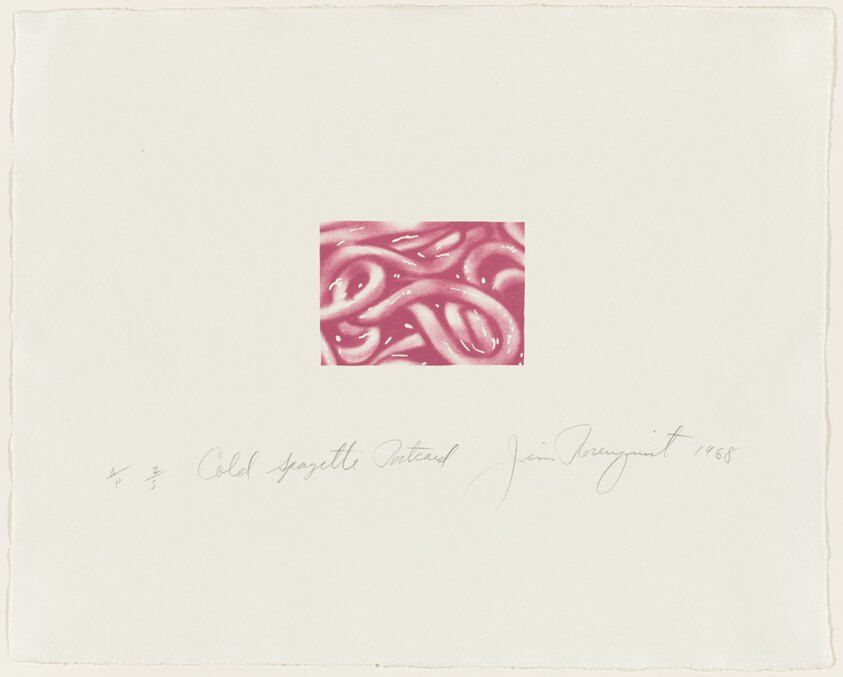 Cold Spaghetti Postcard