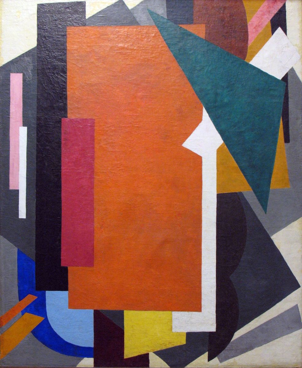 1920 Popova Malerische Konstruktion anagoria