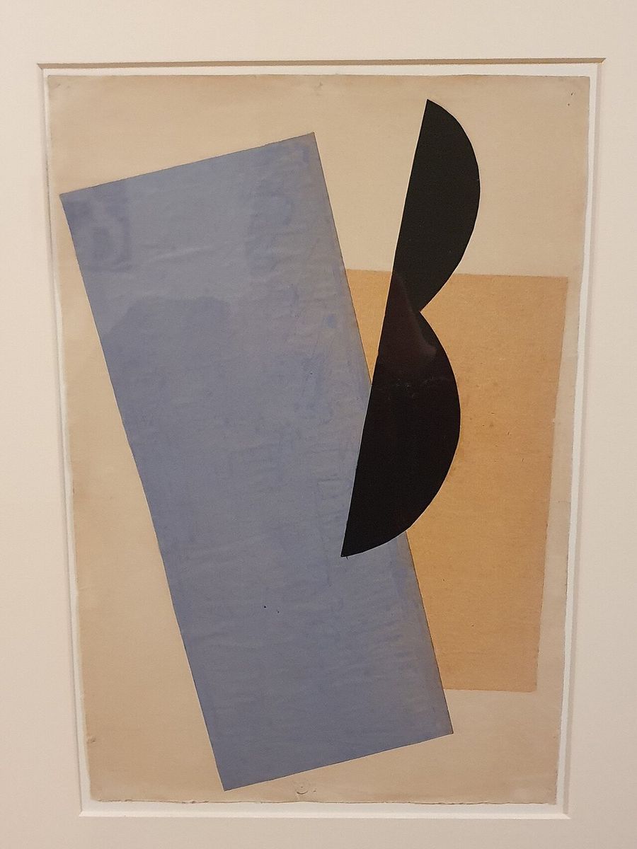 Composition (Blue, Yellow, Black), Lyubov Popova, Coleção Berardo, CCB, Lyubov Popova, Coleção Berardo, CCB 02