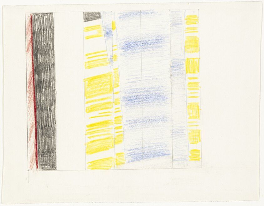 Mirror with Six Panels (Study for Painting)