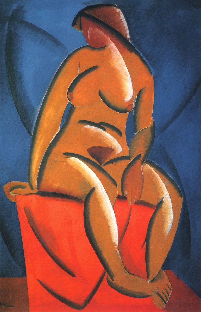 Female Model by Vladimir Tatlin 1913